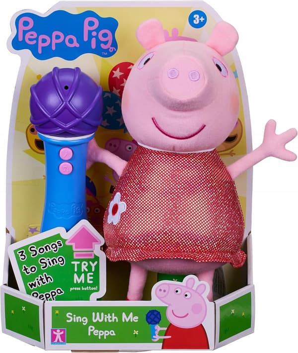 Peppa Pig, Sing With Me Peppa Musical – Interactive toy with a microphone