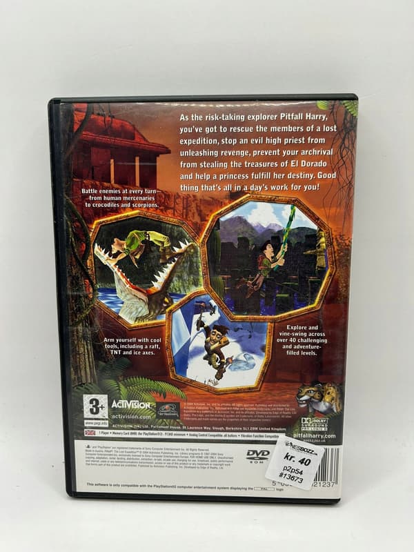 PITFALL: THE LOST EXPEDITION 3XA PS2 PlayStation 2 (PS2) boxed