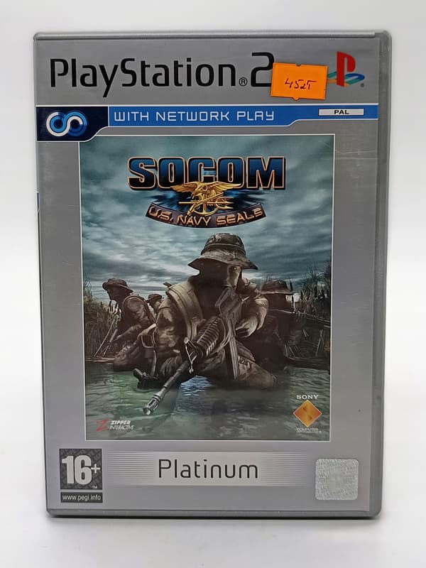 SOCOM U.S. NAVY SEALS game for Sony PlayStation 2 (PS2)