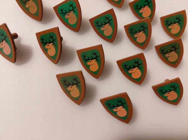 LEGO 3846p48 Forestmen shield – ONE-OF-A-KIND