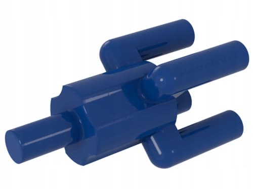 LEGO piece 2566 – palm tree, BLUE handle