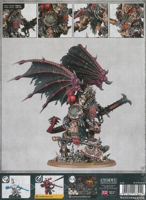 Warhammer 40 000 Angron, Khorne-primarchen, Games Workshop