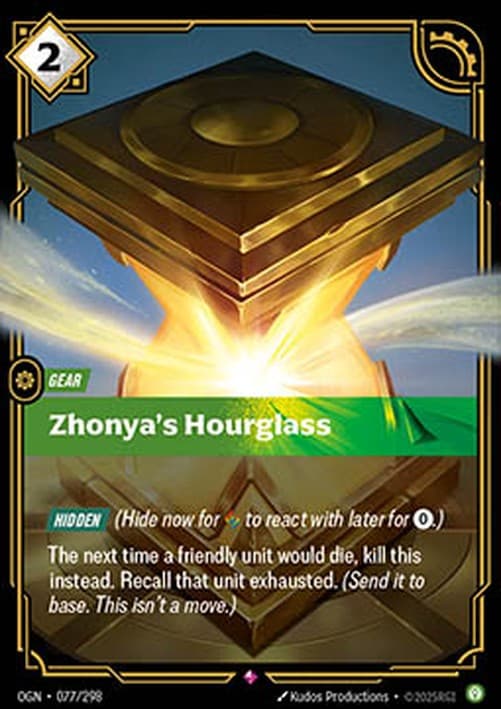 Riftbound OGN Zhonya's Hourglass