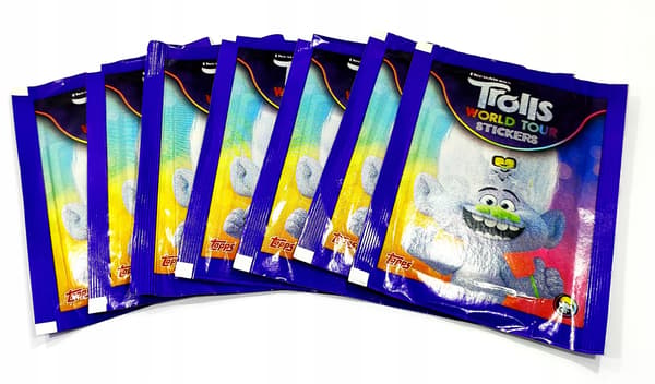 TROLLS STICKERS. TROLLS. 7 PACKETS / 35 STICKERS / DESIGN 2