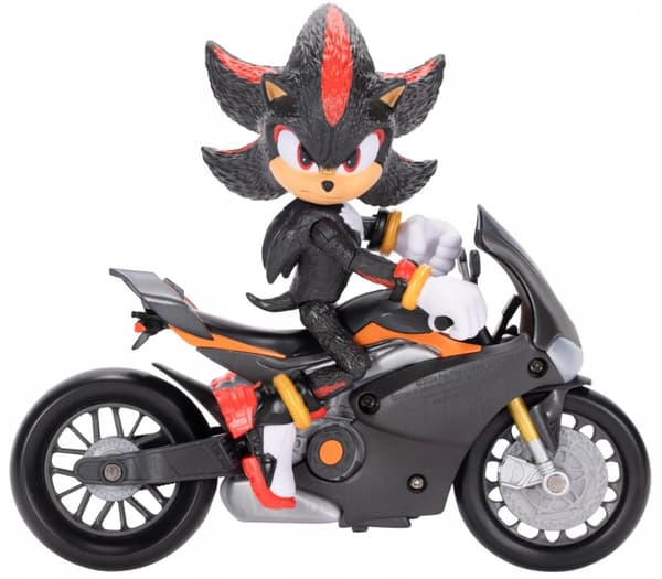 JAKKS PACIFIC Shadow Sonic 3 15cm Figure with Shadow-Mobile – Black Acoustic