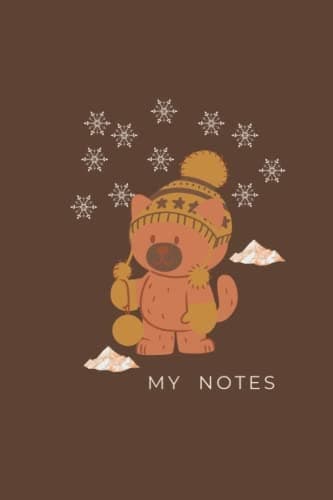 Notebook: Cute Christmas Bear