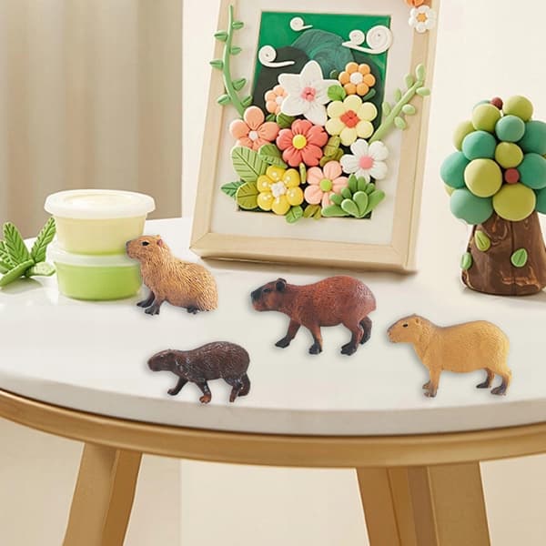 Capybara Model Simulation – Creative Animals – Decorative Mini Capybaras