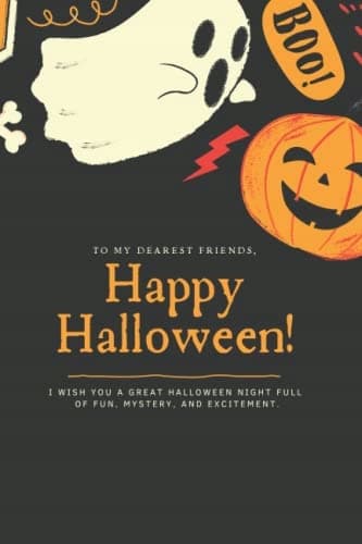 Halloween notebook: journal notebook: A great Halloween gift for children a