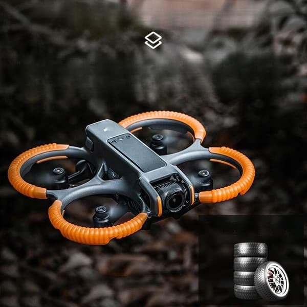 DRONE ACCESSORIES: COLLISION PROTECTOR PROPELLER GUARD – ORANGE