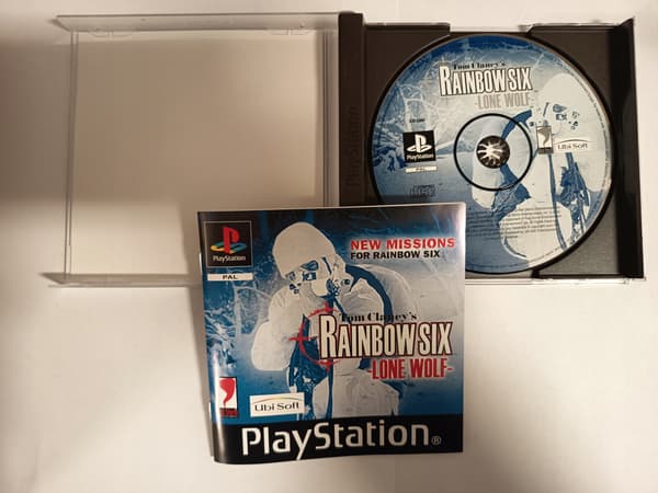 TOM CLANCY'S RAINBOW SIX LONE WOLF PSX PS1 PSONE English version, complete set