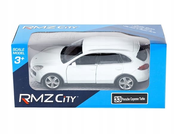 1:32 scale model, RMZ Porsche Cayenne, white