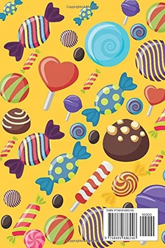 Funny Candy Notebook: Lined Notebook