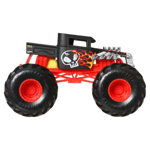 HOT WHEELS MONSTER TRUCKS OVERSIZED 1:24 BONE SHAKER JDR04 FYJ83