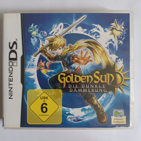 Golden Sun: Dark Dawn, Nintendo DS, no booklet or map