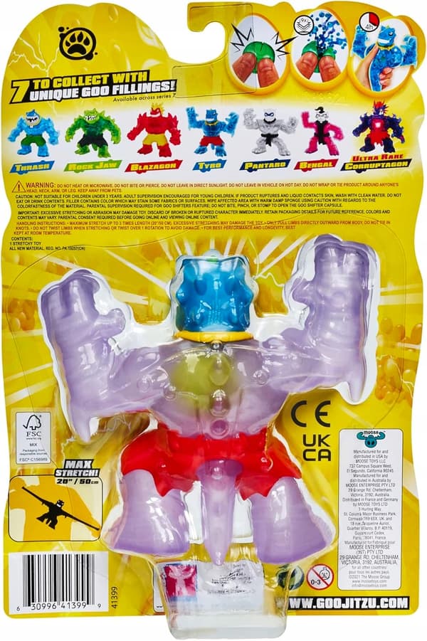 GOO SHIFTERS TYRO FIGURINE STRETCHES AND UNLEASHES ITS INNER POWERS