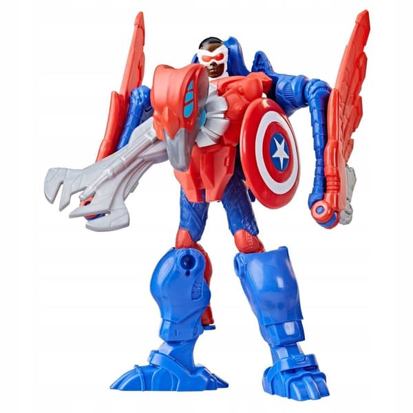 Hasbro Mech Strike Mechasaurus Captain America & Redwing Marvel figure 30591