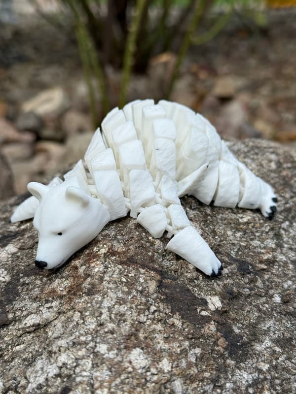 3D Polar Bear – Segmented Ice King, a great gadget, a gift