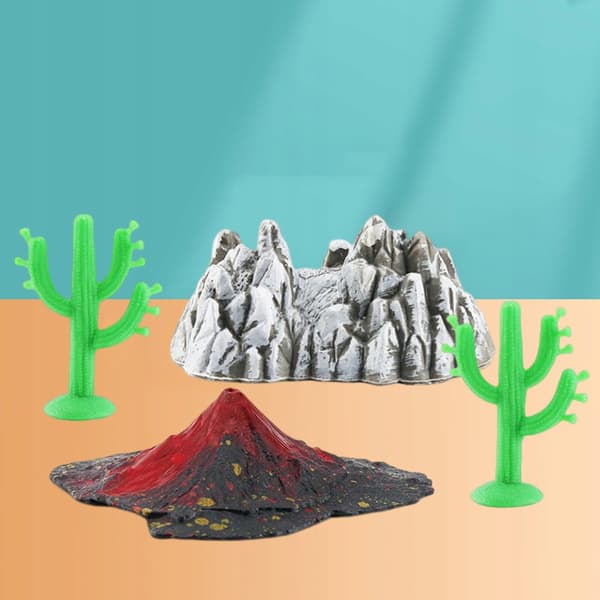 Mini volcano eruption model – Creative simulation – Volcano toy set