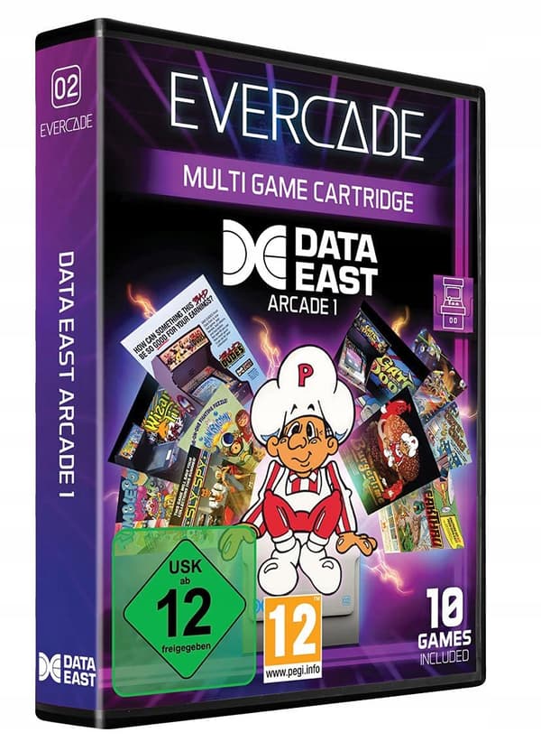 BLAZE EVERCADE DATA EAST ARCADE CARTRIDGE 1