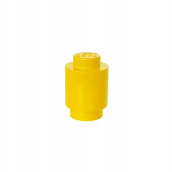 LEGO STORAGE BOX FOR BRICKS, 1 YELLOW ROUND, 40301732