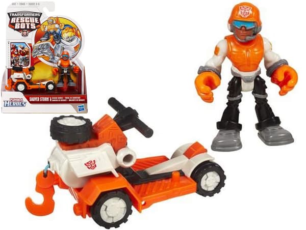 HASBRO – TRANSFORMERS RESCUE BOTS SAWYER + RESCUE VEHICLE