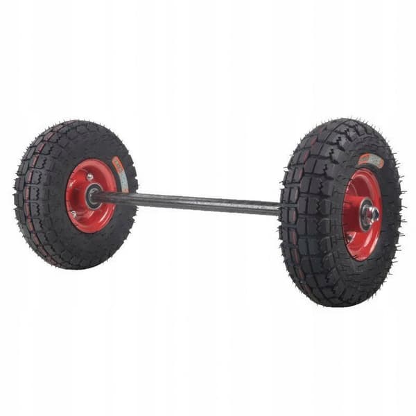 Rubber trolley on wheels