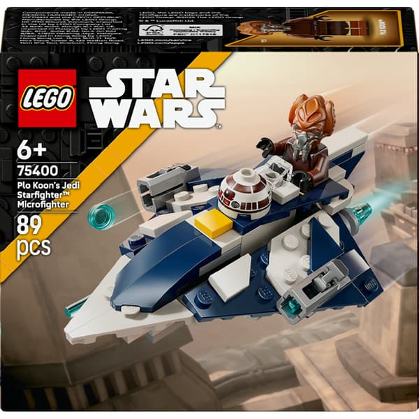 LEGO Star Wars 75400 Plo Koon and his micro-fighter set