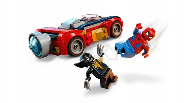 LEGO MARVEL 76336 SPIDER-MAN IN HIS CAR VS WOLVERINE + PDF CATALOGUE