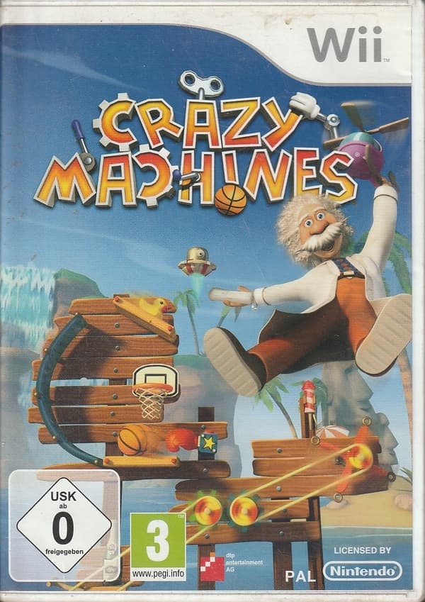 Crazy Machines for Nintendo Wii – boxed version from the manufacturer