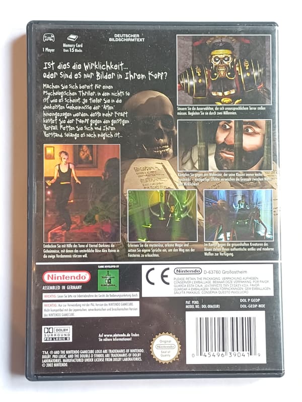 Eternal Darkness: Sanity's Requiem, GameCube
