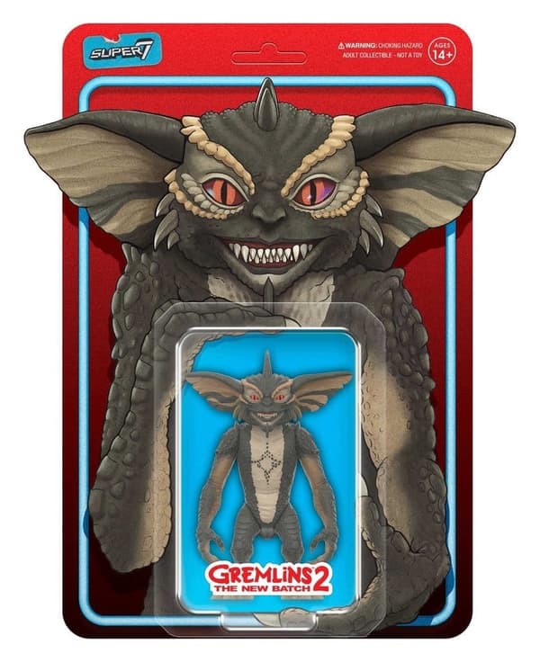 Gremlins ReAction Mohawk Figure on a Collectors’ Card, 23 cm