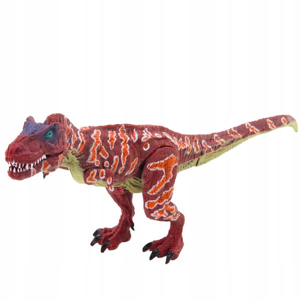 Set of 4 Movable-Legged Dinosaur Figures with Opening Maws