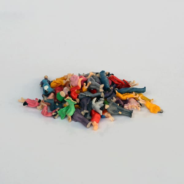 Miniature PVC Figures – People Figures – Tiny People Dolls – Model 100-piece set 87th