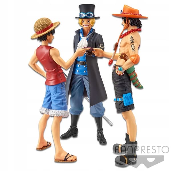 One Piece ANIME Figurine: Sabo, Banpresto, Luffy, Ace
