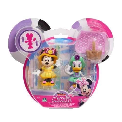 Minnie Mouse and Daisy Duck Set 1 + Accessories (wearing a hat)