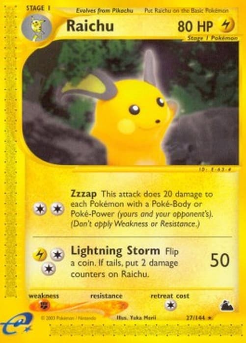 Pokemon TCG Raichu