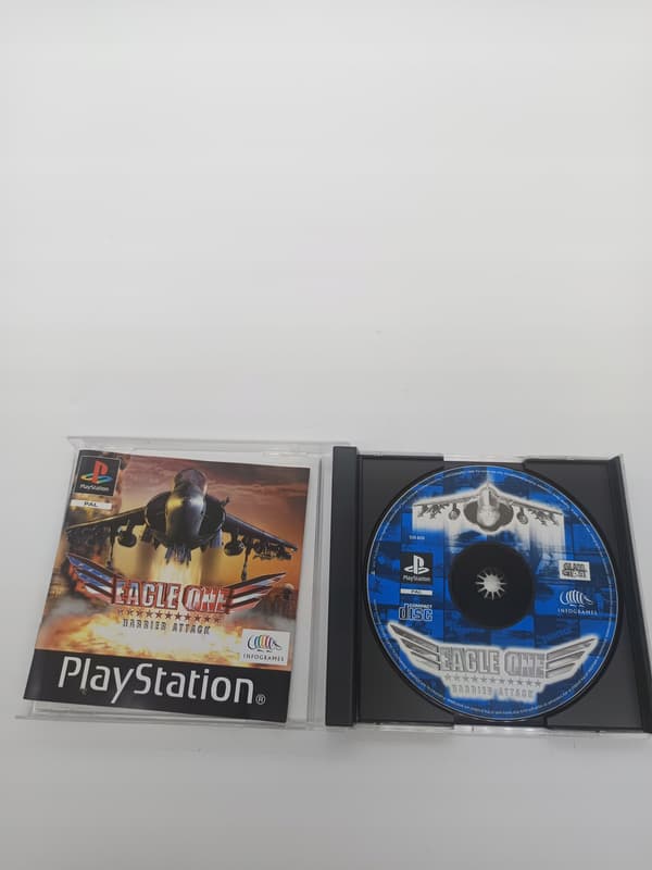 EAGLE ONE HARRIER ATTACK game for Sony PlayStation (PSX) – NEW REPLACEMENT BOX