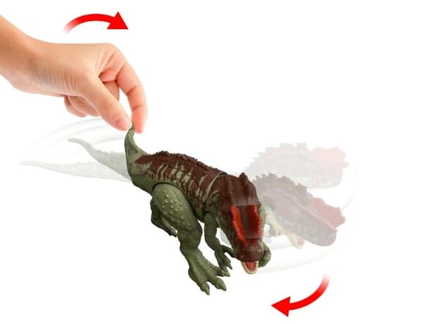 YANGCHUANOSAURUS DINOSAUR – ARTICULATED FIGURINE WITH ATTACK FUNCTION