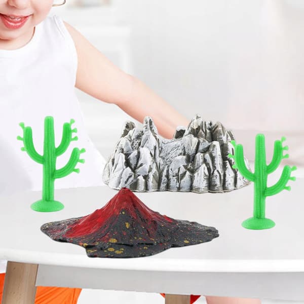 Mini volcano eruption model – Creative simulation – Volcano toy set