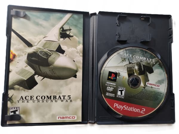 ACE COMBAT 5: THE UNSUNG WAR PS2 PlayStation 2 ENG NTSC U/C