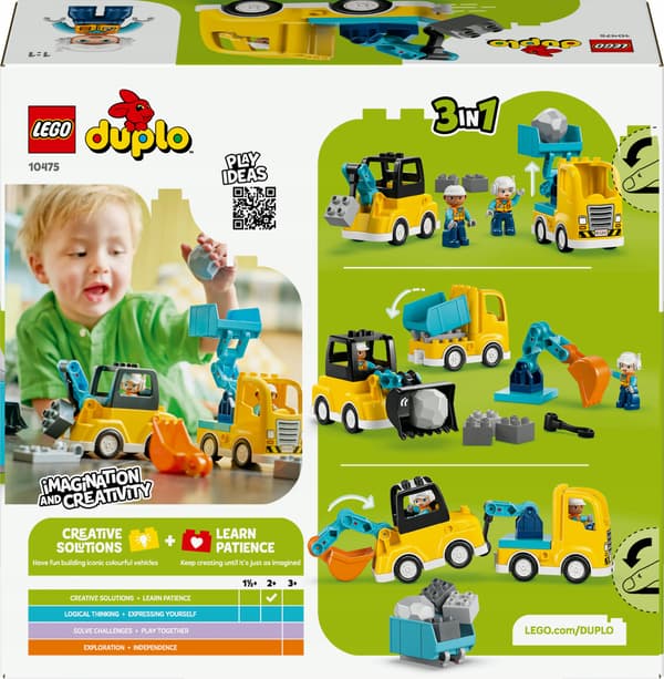 LEGO DUPLO 3-in-1 Construction Vehicles 10475