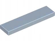 LEGO 2431 Sand Blue flat 1x4 smooth tile, 1 piece