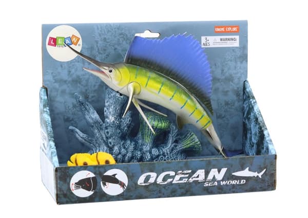 Figurine: Swordfish, Spearfish, Coral Reef Fish