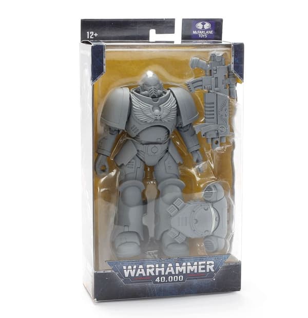 Warhammer 40,000 Ultramarines Unpainted Primaris Intercessor Action Figure