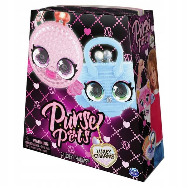 PURSE PETS Luxey Charms Keyring, pack of 2