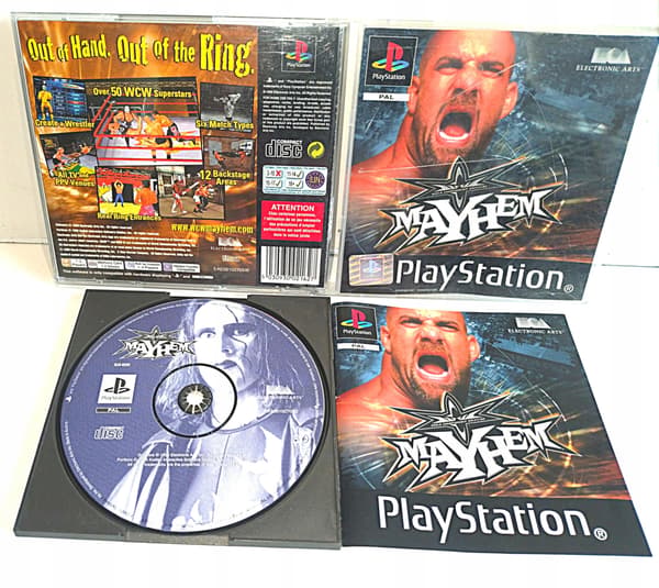 WCW Mayhem PSX 3XA game