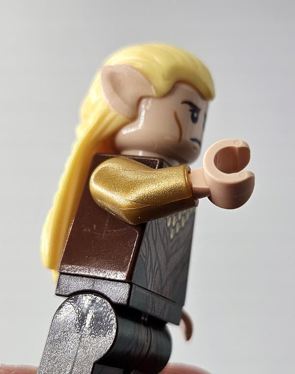 LEGO LOTR Hobbit Figure lor035 Legolas Greenleaf DEFECT /