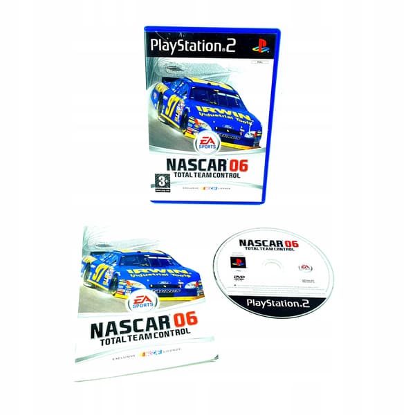 NASCAR 06 TOTAL TEAM CONTROL PS2 PAL FIRST EDITION IN ENGLISH ENG