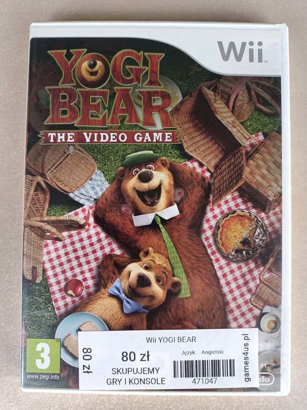 WII YOGI BEAR THE VIDEO GAME / MULTIPLAYER
