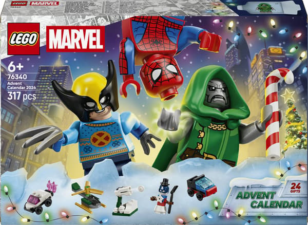 LEGO Marvel 2026 Advent Calendar for Children 76340